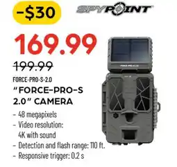 Pronature FORCE-PRO-S 2.0 CAMERA offer