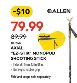 Pronature AXIAL EZ-STIK MONOPOD SHOOTING STICK offer