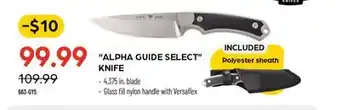 Pronature ALPHA GUIDE SELECT KNIFE offer