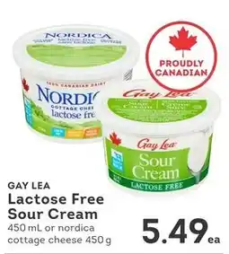 IGA Gay lea lactose free sour cream offer