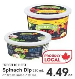 IGA Fresh is best spinach dip offer