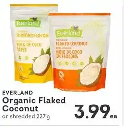 IGA Everland organic flaked coconut offer
