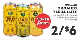 IGA Guayaki organic yerba mate offer