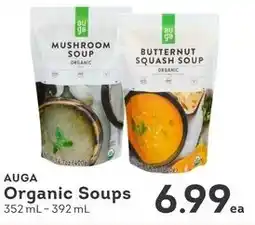 IGA Auga organic soups offer