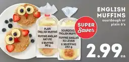 IGA English muffins offer