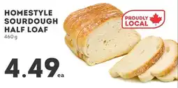 IGA Homestyle sourdough half loaf offer