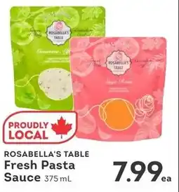 IGA Rosabella's table fresh pasta sauce offer