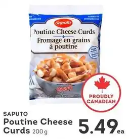 IGA Saputo poutine cheese curds offer