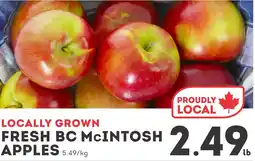 IGA Fresh bc mcintosh apples offer