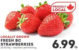 IGA Fresh BC strawberries offer
