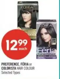 Shoppers Drug Mart Preference, feria or colorista offer