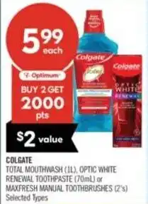 Shoppers Drug Mart Colgate offer