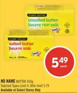 Shoppers Drug Mart No name butter offer