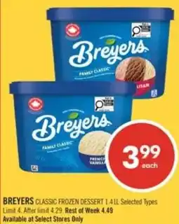 Shoppers Drug Mart Breyers offer