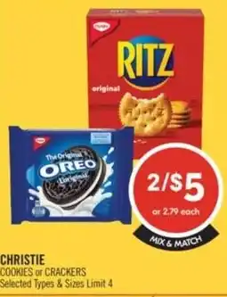 Shoppers Drug Mart Christie cookies or crackers offer