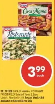 Shoppers Drug Mart Dr. Oetker casa di mama or ristorante offer