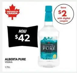 Real Canadian Liquorstore ALBERTA PURE VODKA offer