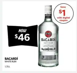 Real Canadian Liquorstore Bacardí White Rum offer