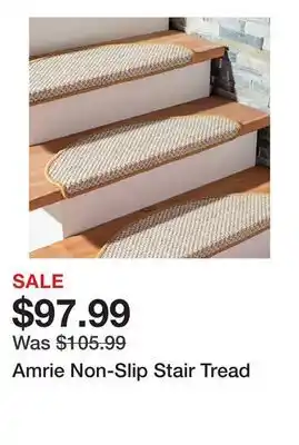Wayfair Amrie Non-Slip Stair Tread offer