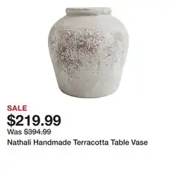 Wayfair Nathali Handmade Terracotta Table Vase offer