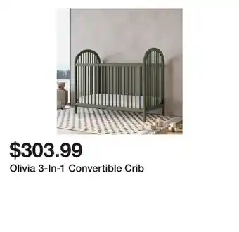 Wayfair Olivia 3-In-1 Convertible Crib offer