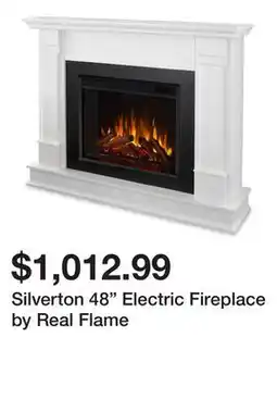 Wayfair Silverton 48 Electric Fireplace by Real Flame offer