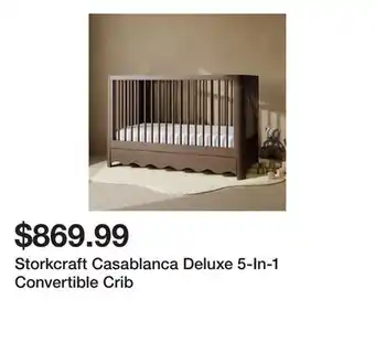 Wayfair Storkcraft Casablanca Deluxe 5-In-1 Convertible Crib offer