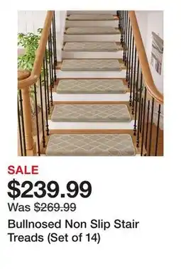 Wayfair Bullnosed Non Slip Stair Treads (Set of 14) offer