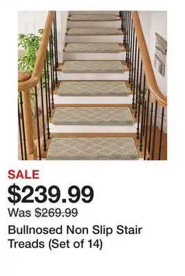 Wayfair Bullnosed Non Slip Stair Treads (Set of 14) offer