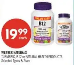 Shoppers Drug Mart Webber naturals offer