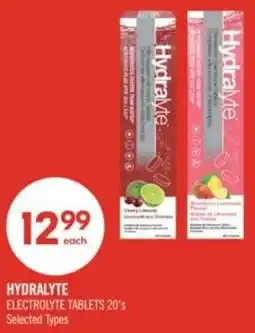 Shoppers Drug Mart Hydralyte electrolyte tablets offer