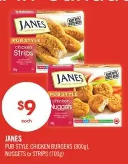 Shoppers Drug Mart Janes pub style chicken burgers offer