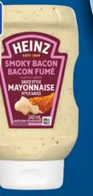 Walmart Heinz smoky bacon flavour mayonnaise style sauce offer