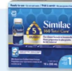 Walmart Similac 360 Total Care ready to feed Step 1 infant formula offer