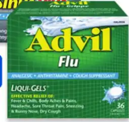 Walmart Advil Flu 36's offer