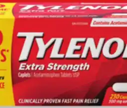 Walmart Tylenol extra strength caplets offer