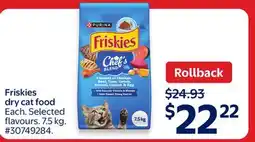 Walmart Friskies dry cat food offer