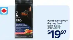 Walmart Pure Balance Pro+ dry dog food offer