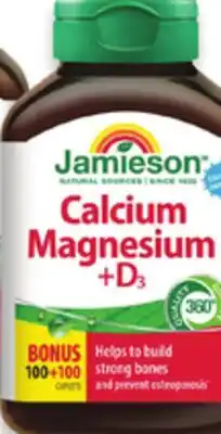 Walmart Jamieson calcium D3 200s offer