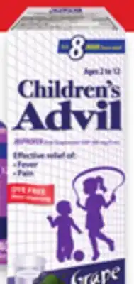Walmart Children's Advil syrup 230 mL offer