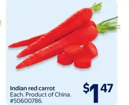 Walmart Indian red carrot offer