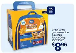 Walmart Great Value graham cookie pouches offer