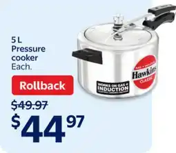 Walmart 5 L Pressure cooker offer