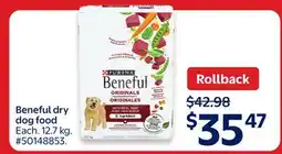 Walmart Beneful dry dog food offer