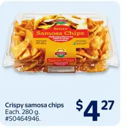 Walmart Crispy samosa chips offer