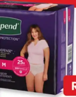 Walmart Depend Incontinence Products offer
