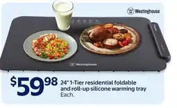 Walmart 241-Tier residential foldable and roll-up silicone warming tray offer