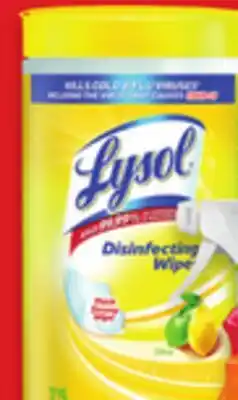 Walmart Lysol disinfecting cleaners offer