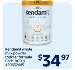 Walmart Kendamil whole milk powder toddler formula offer