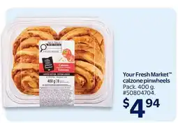 Walmart Your Fresh Market Calzone Pinwheels offer